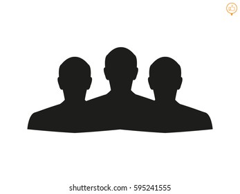 People team, icon, vector illustration eps10