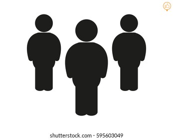 People team, icon, vector illustration eps10
