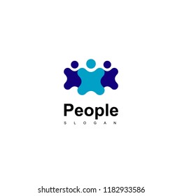 People Team Logo Design