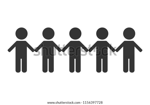 People Team Work Business Family Icon Stock Vector (Royalty Free ...