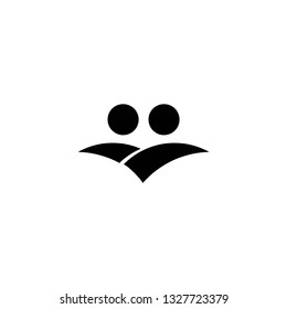 people team work together vector logo