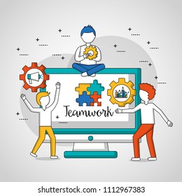 people teamwork concept