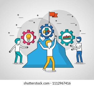 people teamwork concept
