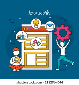 people teamwork concept