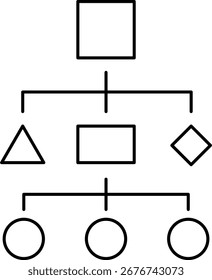 Personas colección de iconos de trabajo en equipo. Esquema de gestión de personal, gestión de personas, pirámide de gestión, pirámide de jerarquía Corporativa con iconos de líder de equipo establecidos. Ilustración vectorial