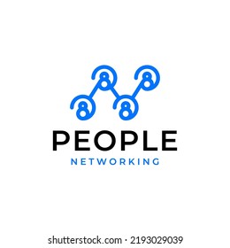 People Teamwork Unity Network Logo Icon Template