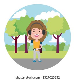 people with tech on outdoors
