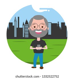 people tech outdoors