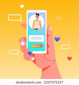 People, telephone interface, meeting website,
boy and girl
