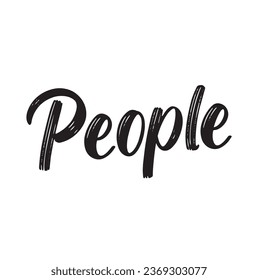 people text on white background.