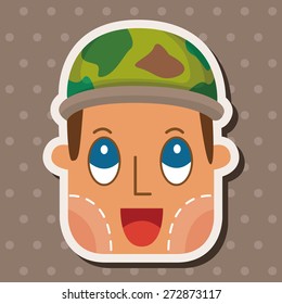 people theme soldier elements