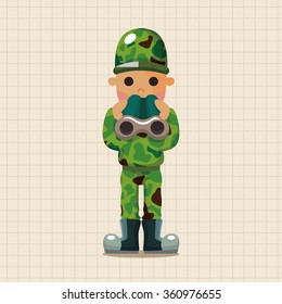 people theme soldier elements