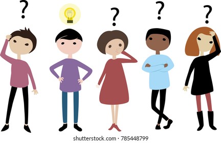people think. the idea