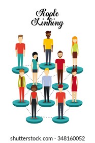 people thinking design, vector illustration eps10 graphic 