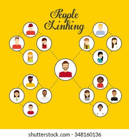 people thinking design, vector illustration eps10 graphic 