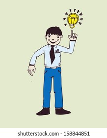 People Thinking Idea