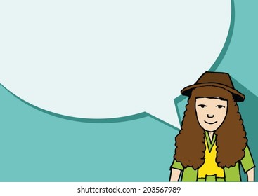 People thinking and peoples talking with dialog speech bubbles