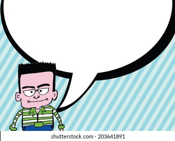 People thinking and peoples talking with dialog speech bubbles
