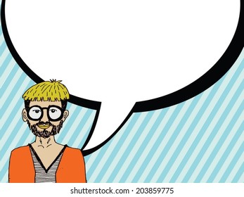 People thinking and peoples talking with dialog speech bubbles