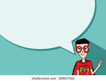 People thinking and peoples talking with dialog speech bubbles