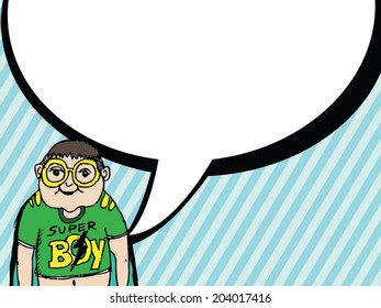 People thinking and peoples talking with dialog speech bubbles