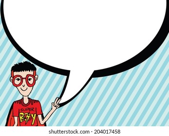 People thinking and peoples talking with dialog speech bubbles