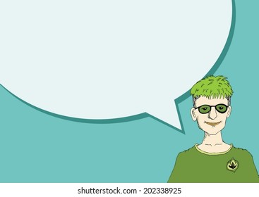 People thinking and peoples talking with Speech Bubble