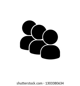 people, three avatars icon. Element of a group of people icon. Premium quality graphic design icon. Signs and symbols collection icon for websites, web design