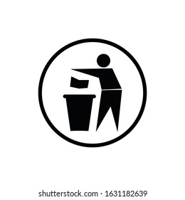 People throwing trash in r...eb site and mobile app