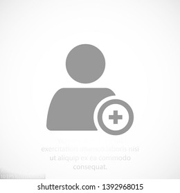 People tick  vector icon  , lorem ipsum Flat design