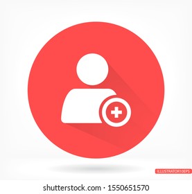 People tick vector icon , lorem ipsum Flat design