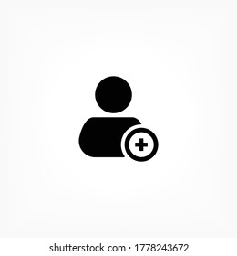 Menschen ticken Vektorsymbol, lorem ipsum Flaches Design