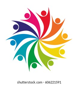 people together character icon, vector illustration design