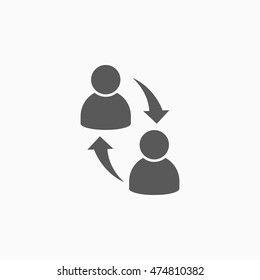 people transfer icon