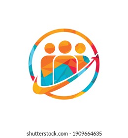 People travel vector logo design template. Travel agency and tourist logo concept.