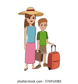 people traveling design