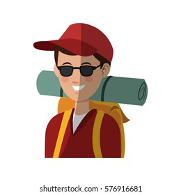 people traveling design