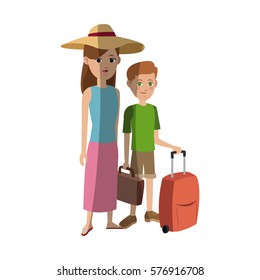people traveling design