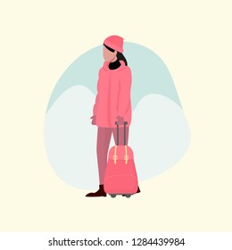 People Travelling Vector Graphic Download Template