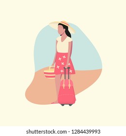 People Travelling Vector Graphic Download Template
