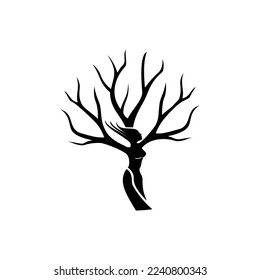 People, tree, abstract logo vector design