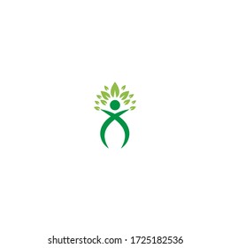 People tree care logo illustration