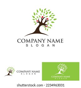 People tree family  logo vector