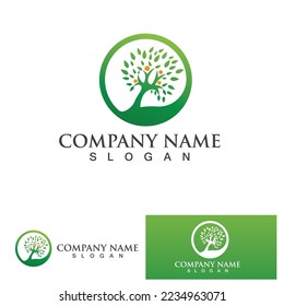 People tree family  logo vector