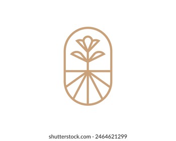People tree logo design template