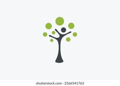 People Tree Logo Design Template