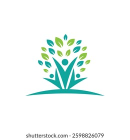 People Tree Logo Design Template