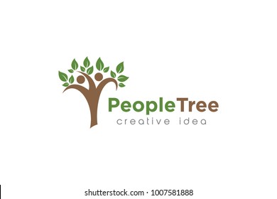 People Tree Logo and Icon Template