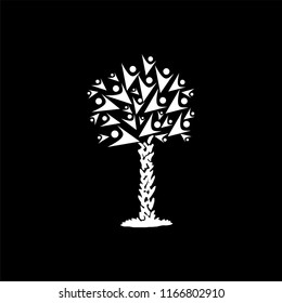 People Tree logo icon vector template