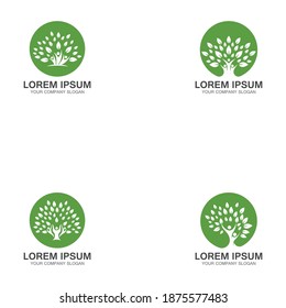 People Tree Logo Template Design Vector